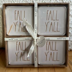 🍂FALL Y’ALL Coasters by Rae Dunn